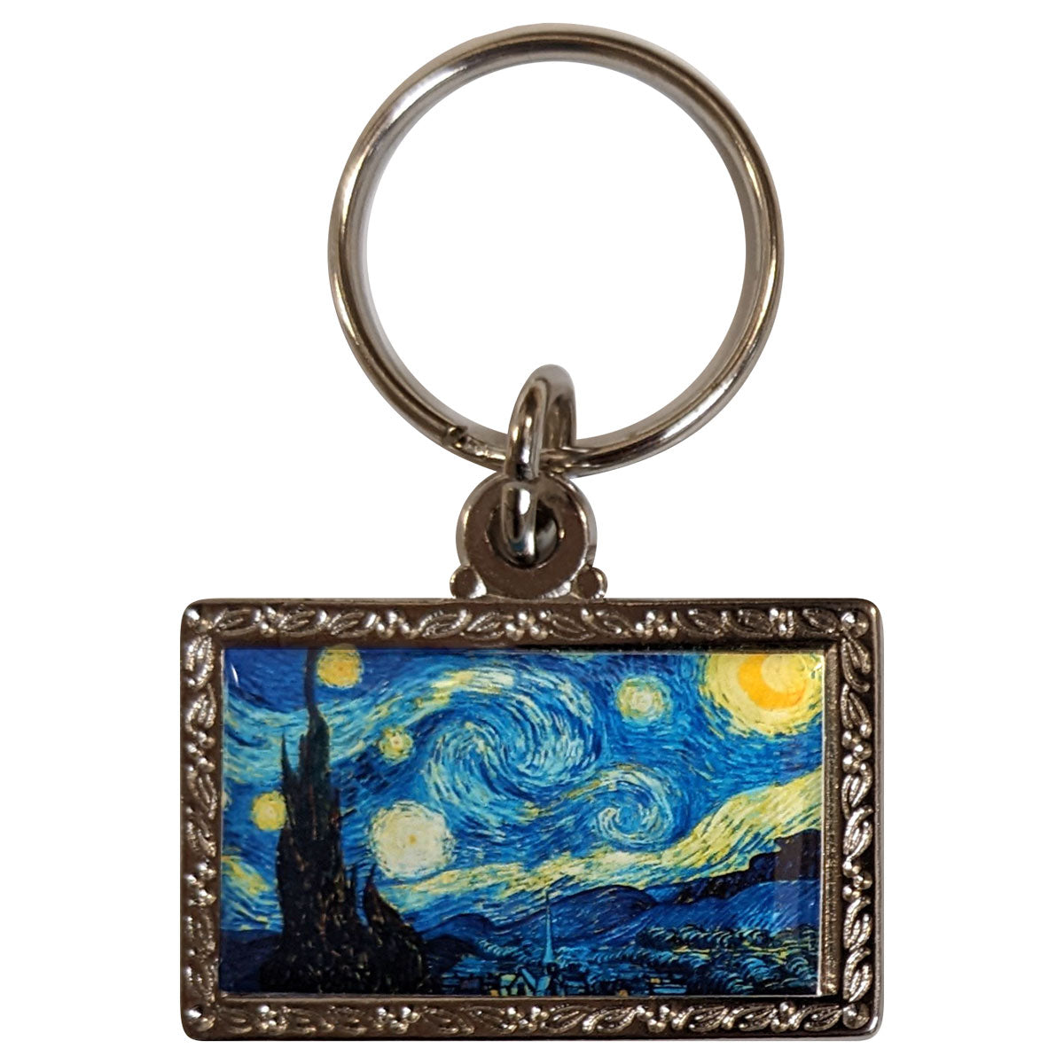 The Starry Night Metal Keychain – Beyond Van Gogh