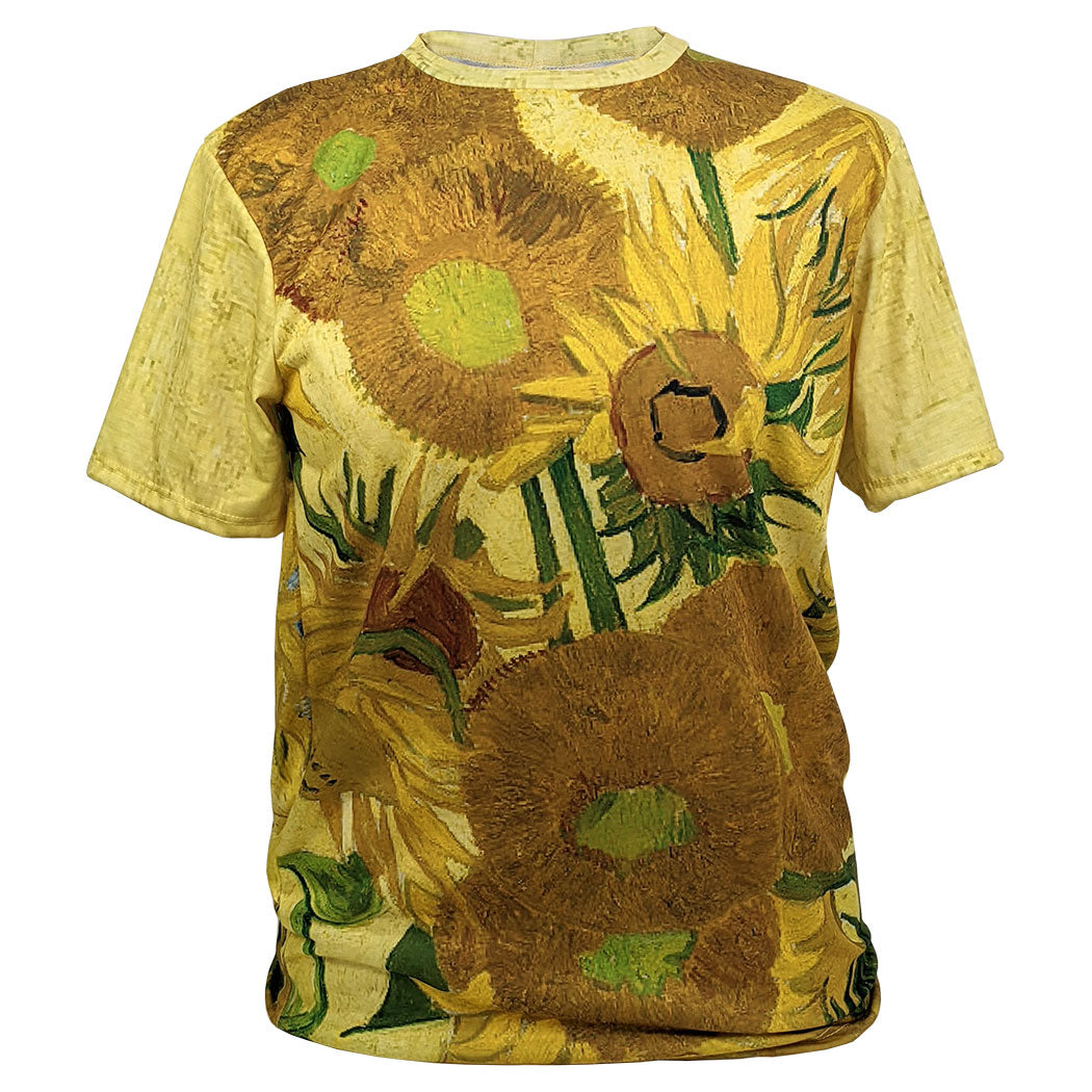 stilhed der Decrement Sunflowers All Over Unisex T-Shirt – Beyond Van Gogh