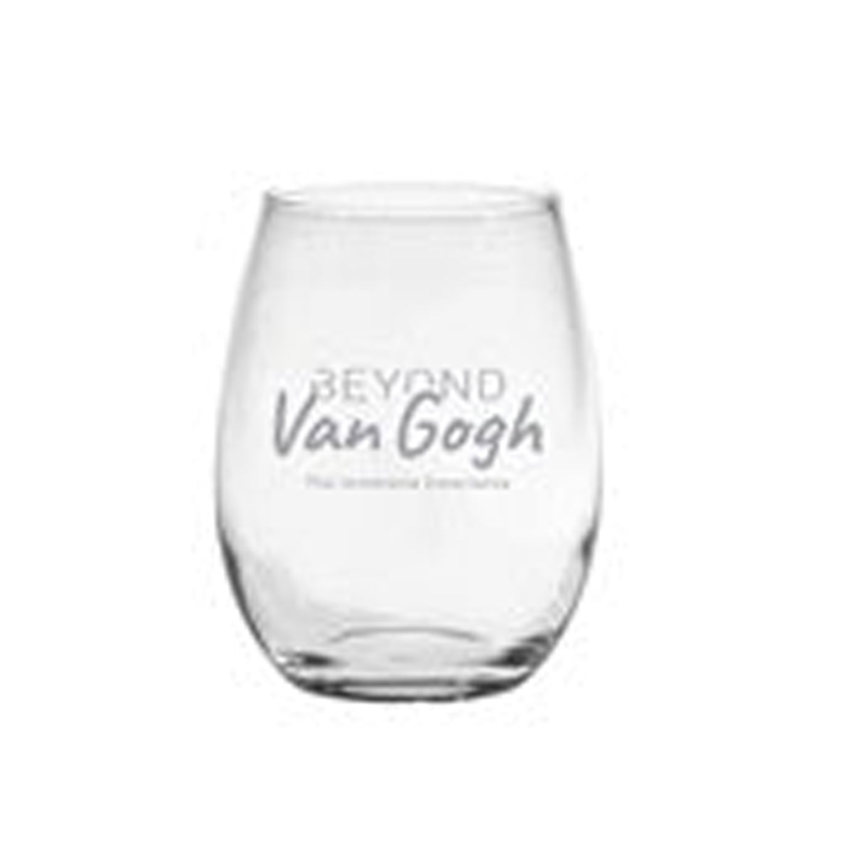 Logo Stemless Wine Glass