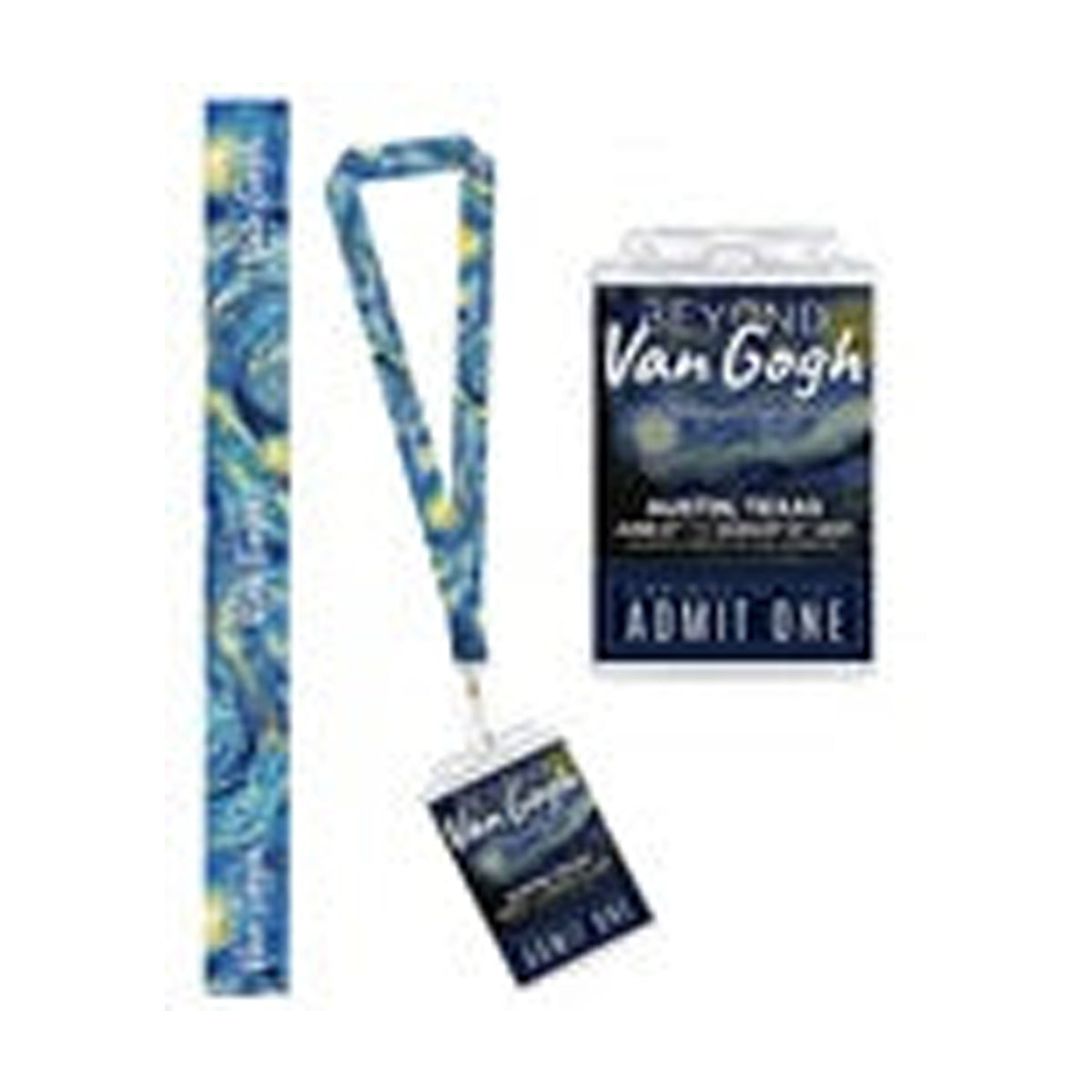 The Starry Night NO Ticket Lanyard