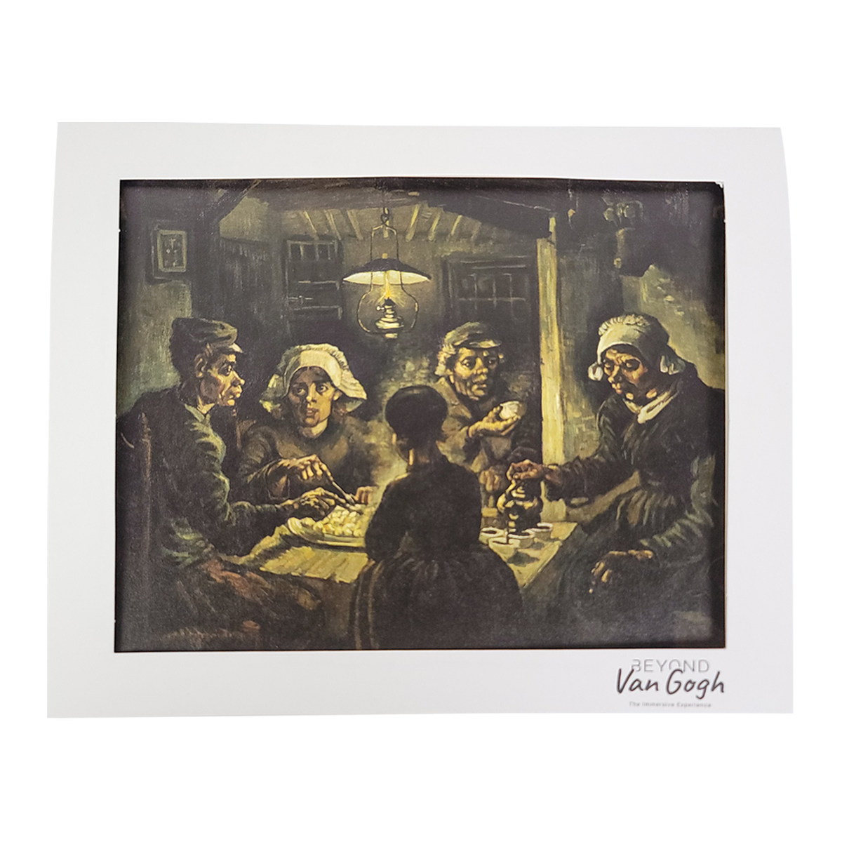 Potato Eaters Matted Print 8x10