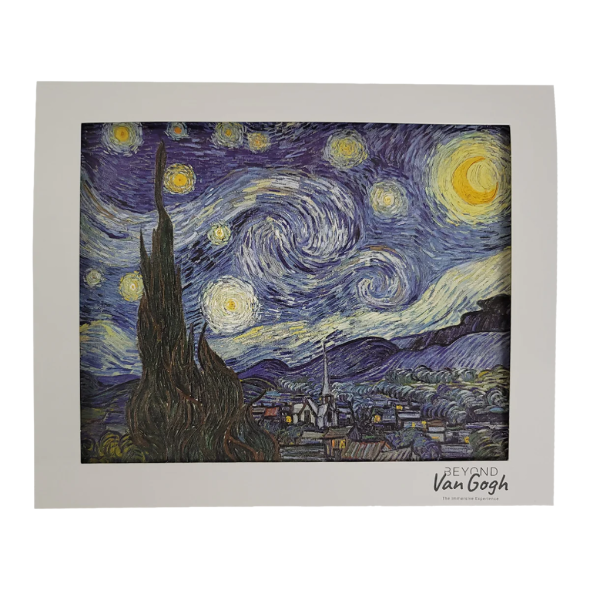 The Starry Night Matted Print 8x10