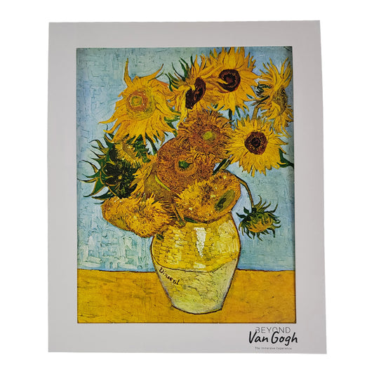 Sunflowers Matted Print 8x10