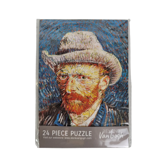 Portrait with Hat Puzzle Postcards