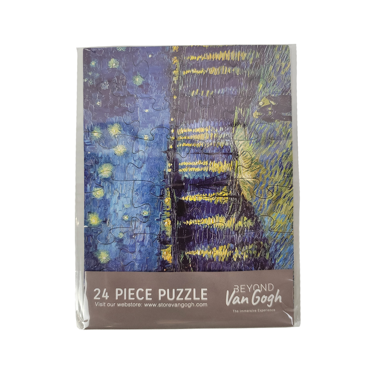 Starry Night Over Rhone Puzzle Postcards