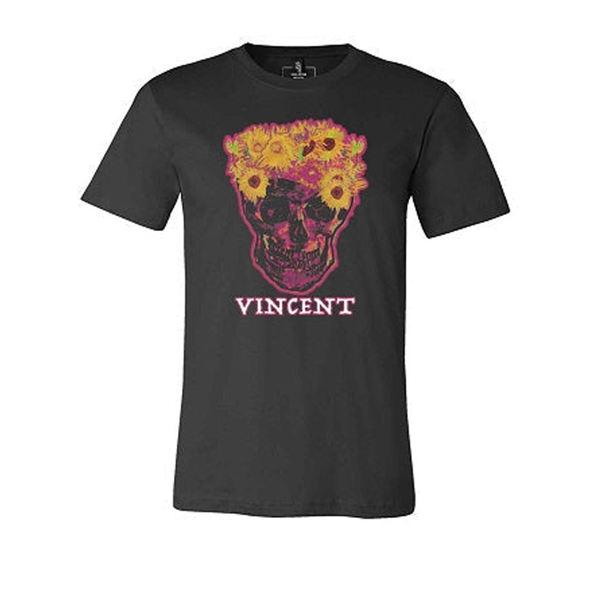 Pink Skull Vincent Unisex T-Shirt