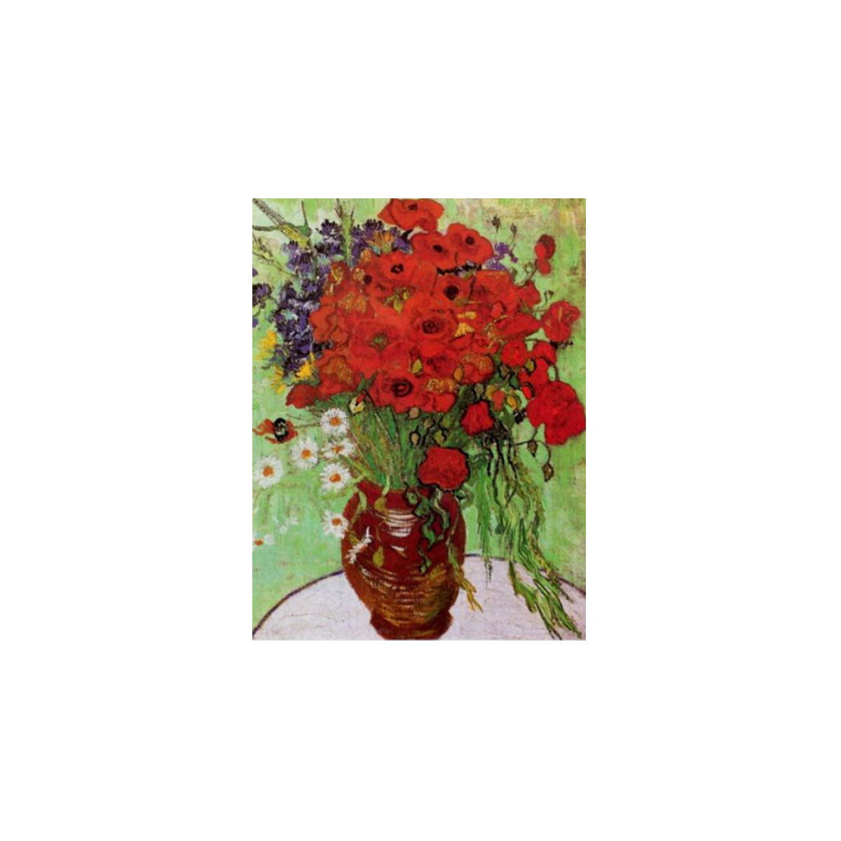 Vase with Red Poppies Postcard