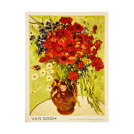 Vase with Red Poppies Poster