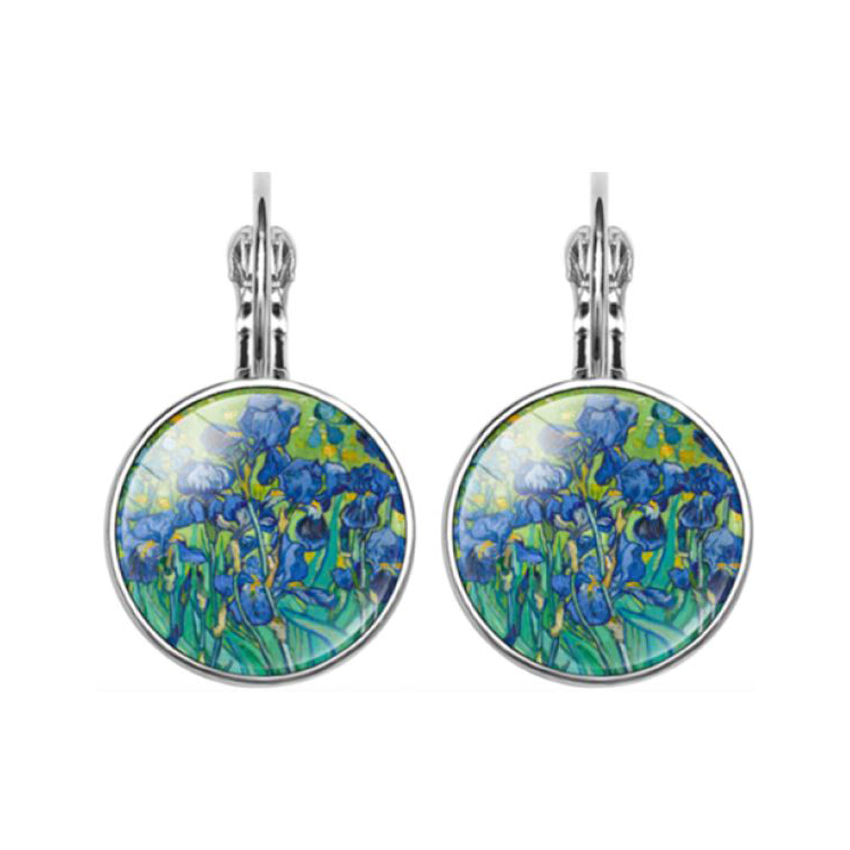 Irises Costume Earrings