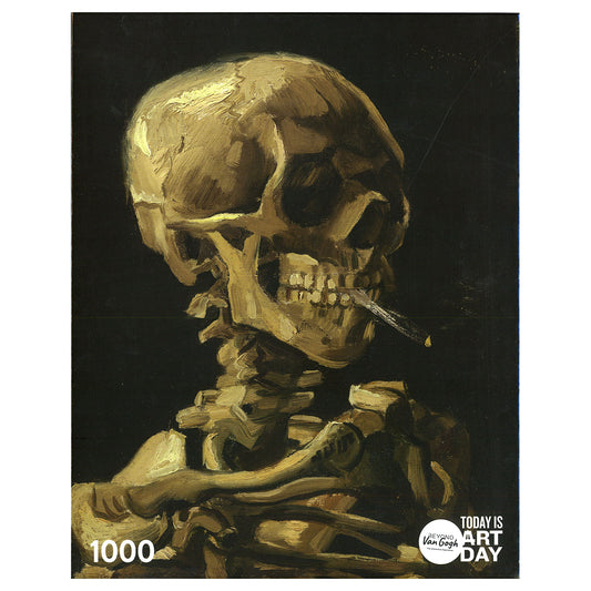 Skull of a Skeleton with Burning Cigarette Puzzle