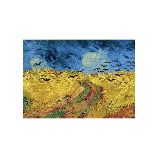 Wheatfield with Crows Postcard