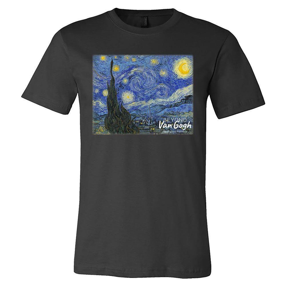 The Starry Night Unisex T-Shirt - Black
