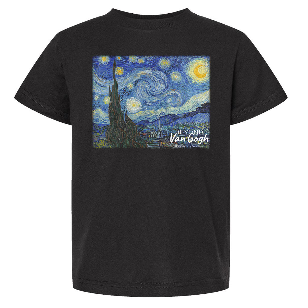 The Starry Night Youth T-Shirt - Black