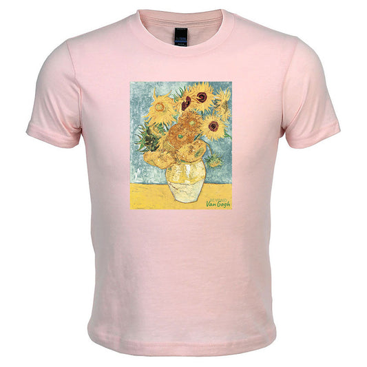 Sunflowers Youth T-Shirt - Pink