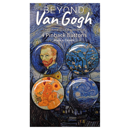 Artwork of Van Gogh Button Set